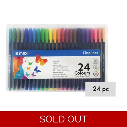 Fine Liner Pen 0.4mm Maxi 12 Color